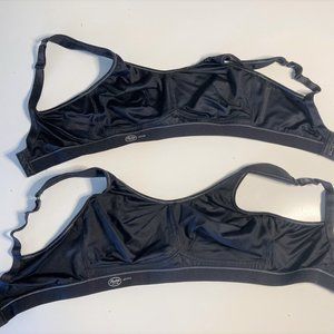Pair of Anita Active Sports Bras - 34 D -Light + Firm - new ! black